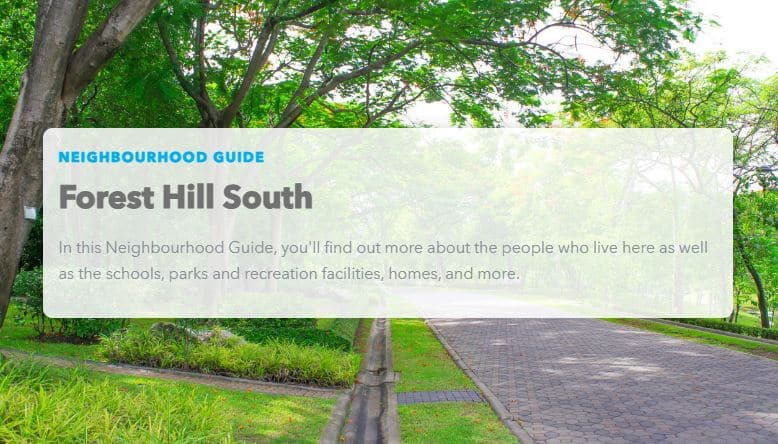 Best Neighbourhoods in Toronto Forest Hill