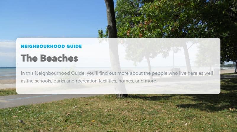 Best neighbourhoods in Toronto The Beaches